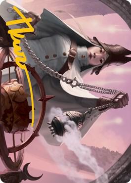 Celestus Sanctifier Art Card (Gold-Stamped Signature) [Art Series: Innistrad: Midnight Hunt] 16