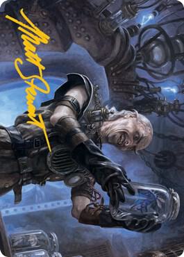 Delver of Secrets Art Card (Gold-Stamped Signature) [Art Series: Innistrad: Midnight Hunt] 21