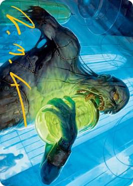 Larder Zombie Art Card (Gold-Stamped Signature) [Art Series: Innistrad: Midnight Hunt] 24