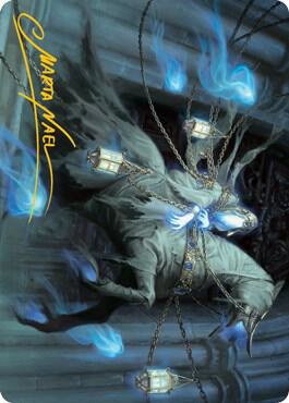 Patrician Geist Art Card (Gold-Stamped Signature) [Art Series: Innistrad: Midnight Hunt] 28