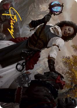 Skaab Wrangler Art Card (Gold-Stamped Signature) [Art Series: Innistrad: Midnight Hunt] 29