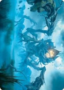 Creeping Inn Art Card [Art Series: Innistrad: Midnight Hunt] 34