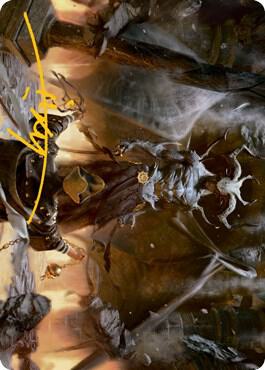 Ormendahl, the Corrupter Art Card (Gold-Stamped Signature) [Art Series: Innistrad: Midnight Hunt] 38