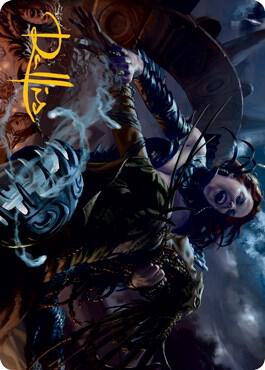 Olivia's Midnight Ambush Art Card (Gold-Stamped Signature) [Art Series: Innistrad: Midnight Hunt] 39
