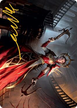 Bloodthirsty Adversary Art Card (Gold-Stamped Signature) [Art Series: Innistrad: Midnight Hunt] 41
