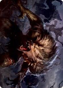Village Reavers Art Card [Art Series: Innistrad: Midnight Hunt] 45