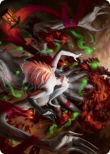Dryad's Revival Art Card [Art Series: Innistrad: Midnight Hunt] 50