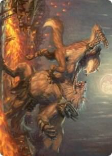 Duel for Dominance Art Card [Art Series: Innistrad: Midnight Hunt] 51
