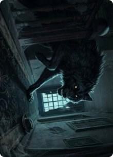 Primal Adversary Art Card [Art Series: Innistrad: Midnight Hunt] 52