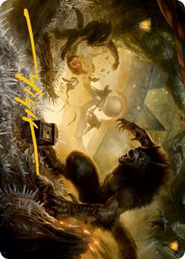 Storm the Festival Art Card (Gold-Stamped Signature) [Art Series: Innistrad: Midnight Hunt] 54