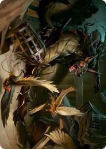 Wing Shredder Art Card [Art Series: Innistrad: Midnight Hunt] 55