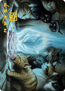 Can't Stay Away Art Card (Gold-Stamped Signature) [Art Series: Innistrad: Midnight Hunt] 56