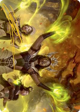 Dawnhart Wardens Art Card (Gold-Stamped Signature) [Art Series: Innistrad: Midnight Hunt] 57