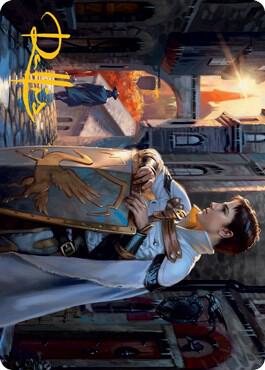 Dennick, Pious Apprentice Art Card (Gold-Stamped Signature) [Art Series: Innistrad: Midnight Hunt] 58