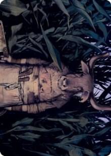 Fleshtaker Art Card [Art Series: Innistrad: Midnight Hunt] 61