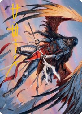 Liesa, Forgotten Archangel Art Card (Gold-Stamped Signature) [Art Series: Innistrad: Midnight Hunt] 63