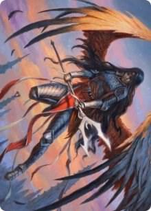 Liesa, Forgotten Archangel Art Card [Art Series: Innistrad: Midnight Hunt] 63