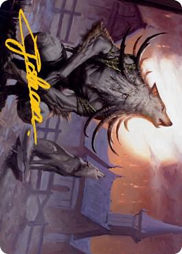 Lord of the Ulvenwald Art Card (Gold-Stamped Signature) [Art Series: Innistrad: Midnight Hunt] 64