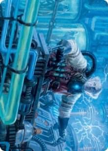 Ludevic, Necrogenius Art Card [Art Series: Innistrad: Midnight Hunt] 65