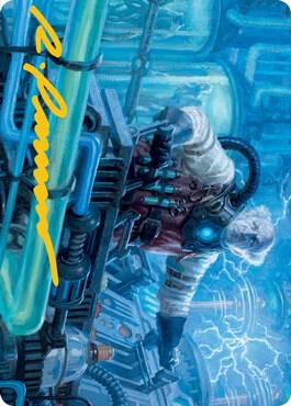 Ludevic, Necrogenius Art Card (Gold-Stamped Signature) [Art Series: Innistrad: Midnight Hunt] 65