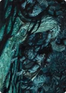 Unnatural Moonrise Art Card [Art Series: Innistrad: Midnight Hunt] 70