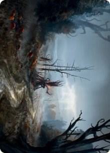 Overgrown Farmland Art Card [Art Series: Innistrad: Midnight Hunt] 74