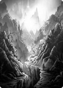 Mountain Art Card [Art Series: Innistrad: Midnight Hunt] 79