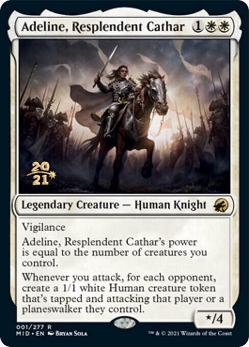 Adeline, Resplendent Cathar [Prerelease Cards] 1