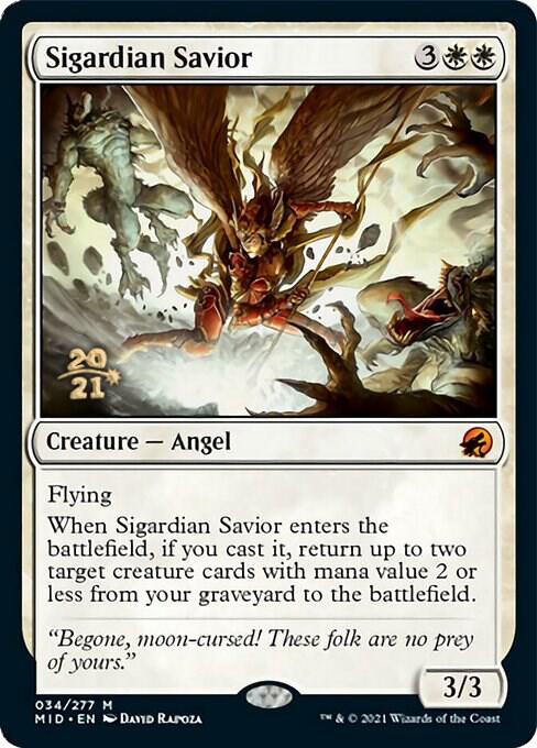 Sigardian Savior [Prerelease Cards] 34