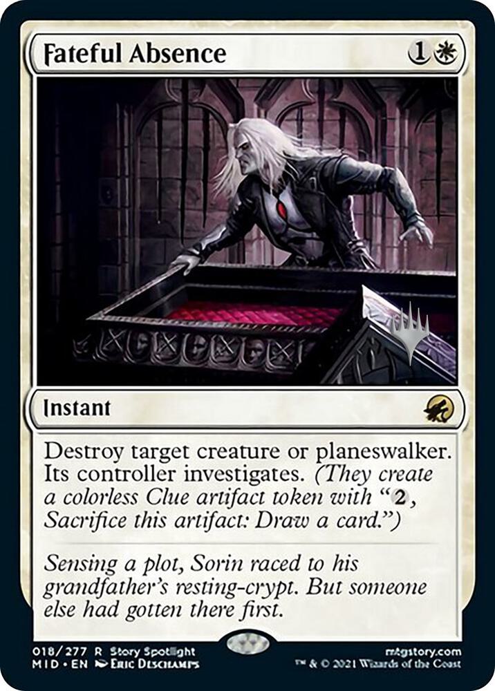 Fateful Absence [Promo Pack: Innistrad: Midnight Hunt] 18