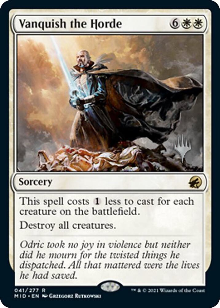 Vanquish the Horde [Promo Pack: Innistrad: Midnight Hunt] 41