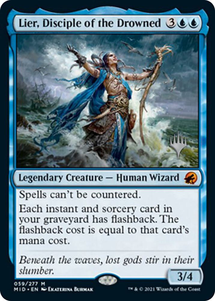 Lier, Disciple of the Drowned [Promo Pack: Innistrad: Midnight Hunt] 59