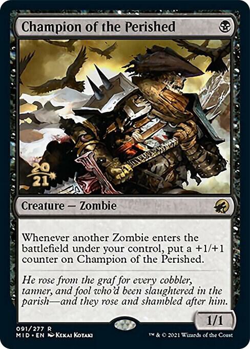 Champion of the Perished [Prerelease Cards] 91