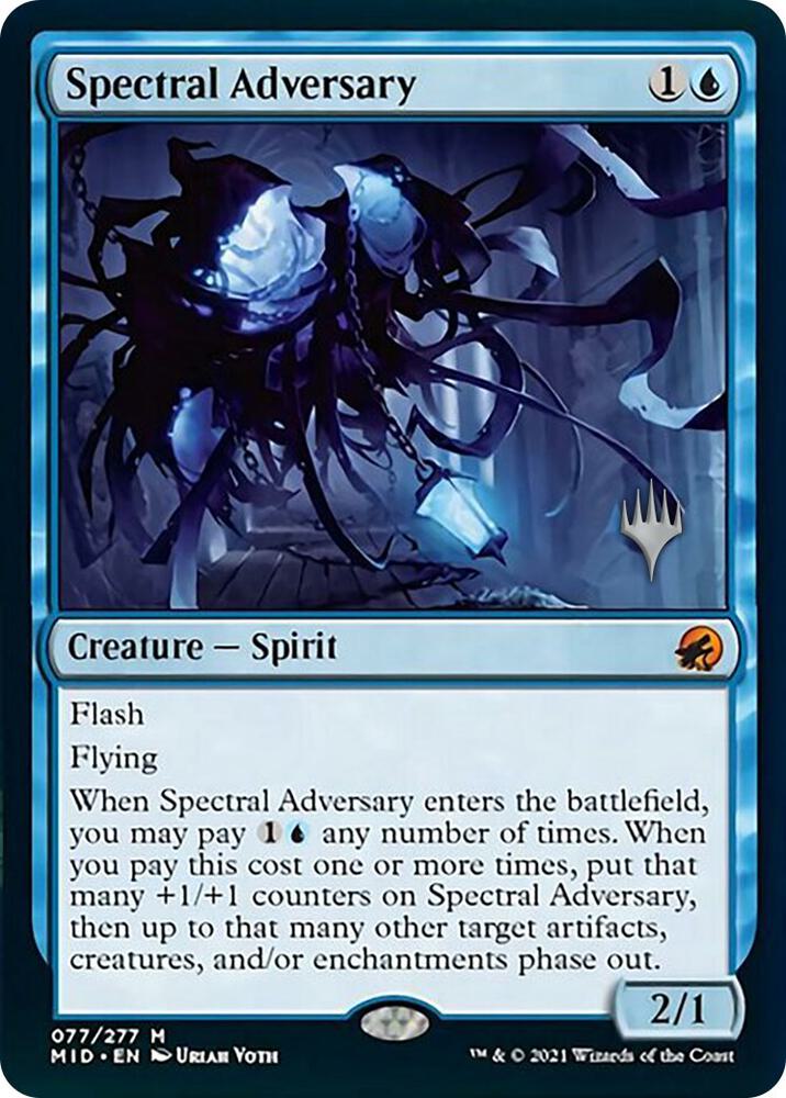 Spectral Adversary [Promo Pack: Innistrad: Midnight Hunt] 77