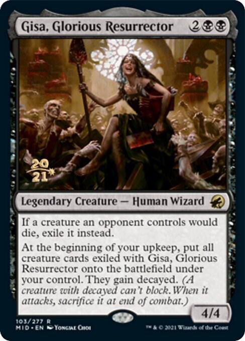 Gisa, Glorious Resurrector [Prerelease Cards] 103