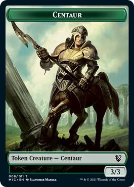 Centaur // Wolf Double-Sided Token [Commander: Innistrad: Midnight Hunt] 8 // 13