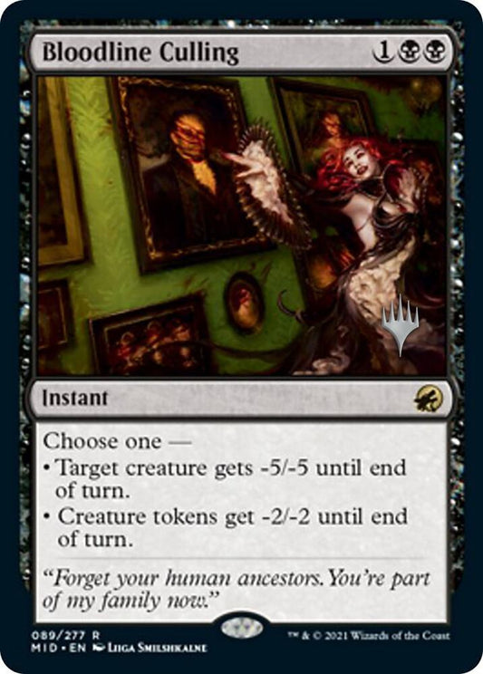 Bloodline Culling [Promo Pack: Innistrad: Midnight Hunt] 89
