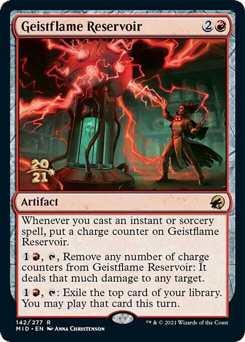 Geistflame Reservoir [Prerelease Cards] 142