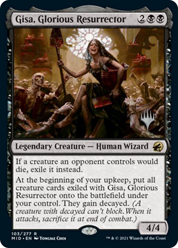 Gisa, Glorious Resurrector [Promo Pack: Innistrad: Midnight Hunt] 103
