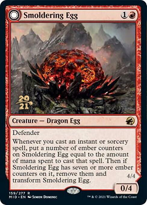 Smoldering Egg [Prerelease Cards] 159