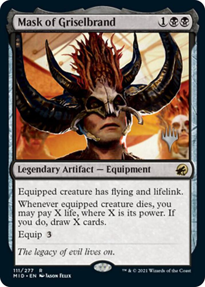 Mask of Griselbrand [Promo Pack: Innistrad: Midnight Hunt] 111