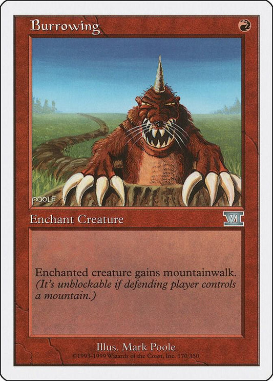Burrowing [Classic Sixth Edition] 170