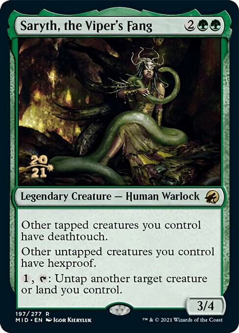 Saryth, the Viper's Fang [Prerelease Cards] 197