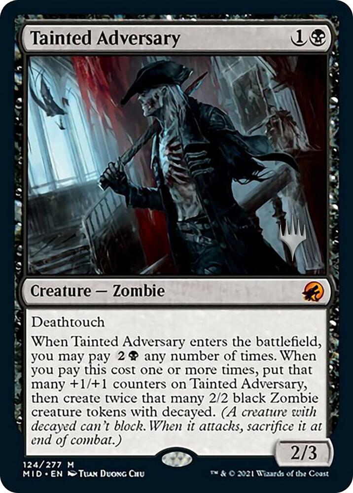 Tainted Adversary [Promo Pack: Innistrad: Midnight Hunt] 124