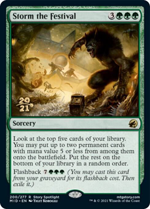 Storm the Festival [Prerelease Cards] 200