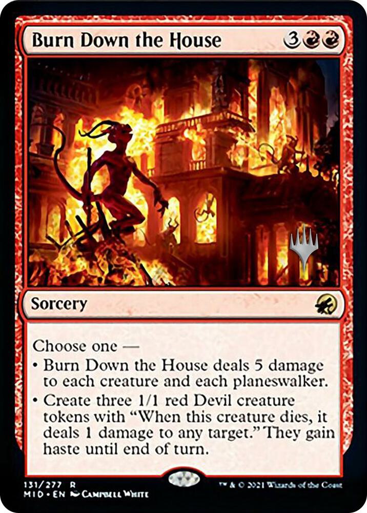 Burn Down the House [Promo Pack: Innistrad: Midnight Hunt] 131