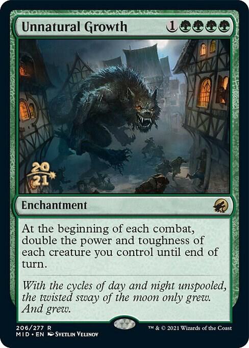 Unnatural Growth [Prerelease Cards] 206