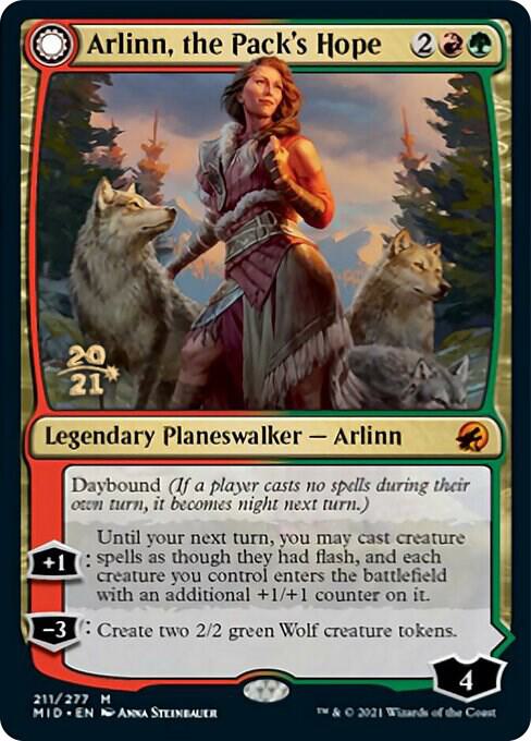 Arlinn, the Pack's Hope [Prerelease Cards] 211