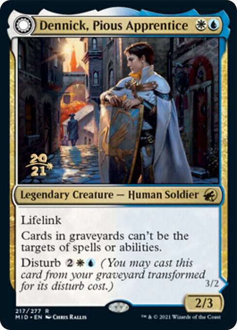 Dennick, Pious Apprentice [Prerelease Cards] 217