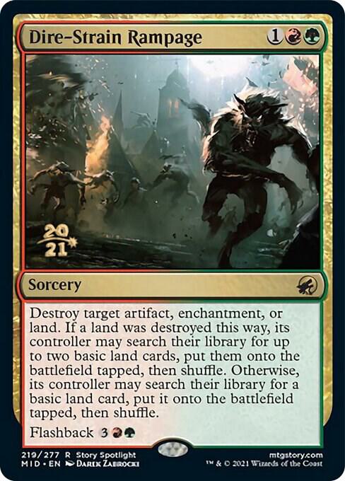 Dire-Strain Rampage [Prerelease Cards] 219